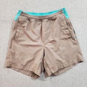 Birddogs Shorts Mens M Gray Blue Boom For Your Boomstick Lined Athletic Gym 7in